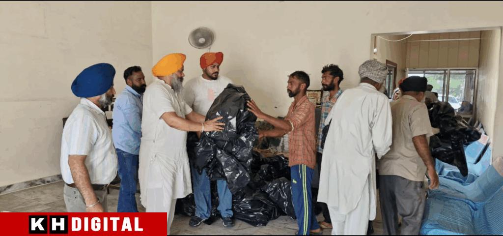 ਵਿਧਾਇਕ ਗਿਆਸਪੁਰਾ ਨੇ ਮੀਂਹ ਦੀ ਮਾਰ ਝੱਲ ਰਹੇ ਲੋੜਵੰਦ ਪਰਿਵਾਰਾਂ ਨੂੰ ਵੰਡੀਆਂ ਤ੍ਰਿਪਾਲਾਂ