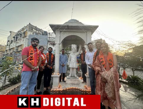 शहीद भगत सिंह जी की 118 वी जयंती की पूर्व संध्या पर एबीवीपी ने जलाए 118 दीपक